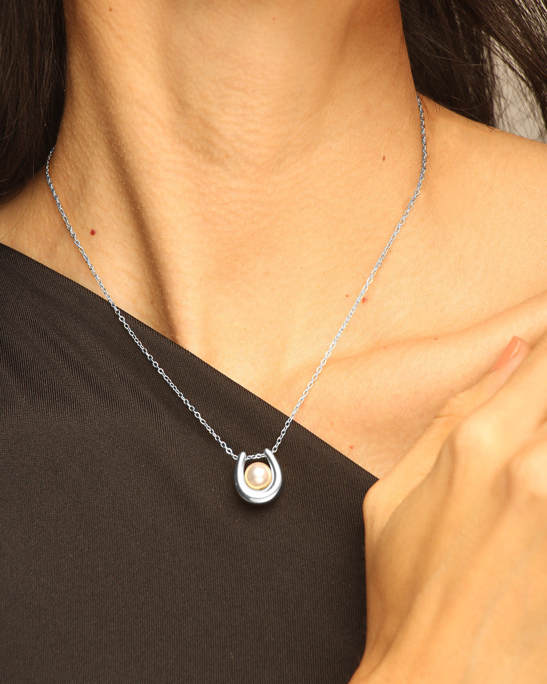 Collar Daisy Plateado